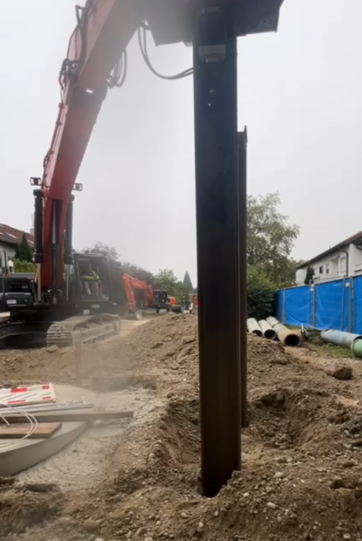Ziehen der temporären Träger